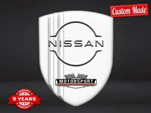 Nissan Emblema En Relieve Máximo Resistentes Pro Rendimiento